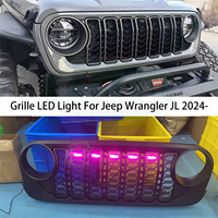 Kit de modification de feux LED pour calandre avant de Jeep SUV, feux de jour et éclairage d'ambiance pour Jeep Wrangler Unlimited JL 2024- Kit amélioré