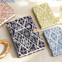 Carnet et Journal Personnalisés A5 A4 A6 B5 en Tissu Brodé Écologique à Motifs Floraux, Couverture Rigide, pour Femmes et Écriture Artistique Quotidienne et Mindfulness