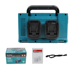 Alimentation portable mobile pour camping en plein air 330W LED, convertisseur 21V vers AC 220V, batterie lithium-ion, USB DC5V/12V - Product Image 2