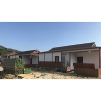 Villa Prefabricada Ecológica con Estructura de Acero y Panel Sándwich, Construcción Modular, Instalación Rápida, Diseño Moderno, 25-30 Años de Duración