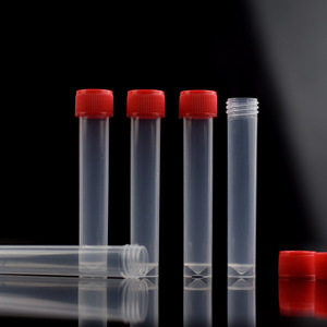 <b>Plastic</b> Sampling <b>Tube</b> 10ml Screw Cap For Upright Storage Low Temperature Preservation Cryogenic <b>Tube</b> - Product Image 3