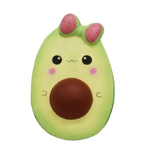 Balle anti-stress en PU de haute qualité en forme d'avocat de 30 cm - Cadeau promotionnel pour les 8-13 ans avec couleur et logo personnalisables - Product Image 1