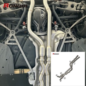 For 2014-2020 BMW S55 F82 F83 M4 F80 M3 3.0T Exhaust Midpipe with Resonated S55 Equal Length MidPipe Exhaust - Product Image 2