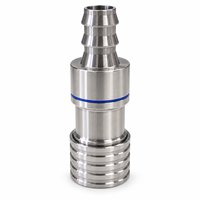 Raccord rapide de refroidissement liquide SUS304 DN12 UQD06, raccord de tuyau 1/2 pouce, prise femelle anti-débordement pour rack de serveur de centre de données