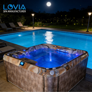 Jacuzzi de Spa Económico para 6 Personas, Balboa, Independiente, para Exteriores, con Hidromasaje, Bañera de Hidromasaje - Product Image 1