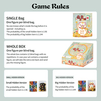 Figurines Mystères de Collection en Résine Thème Mahjong Chat Porte-Bonheur, Jouet Tendance Culturel Oriental, Boîte Mystère pour Cadeaux