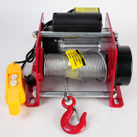 Vente en gros de machine de levage d'ascenseur à câble métallique en acier Polipasto Electrico 1 tonne de treuil électrique allemand 220V/380V pour un usage domestique