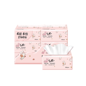 3 Ply Facial Tissue in Box Style Home Application Suitable 2-4 PLY Options Available