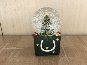 <strong>Wholesale</strong> Pink Resin Crafts Souvenir Bear Unicorn Custom Handmade Hand-painted <strong>Snow</strong> <strong>Globe</strong> Christmas Water <strong>Globes</strong> with Music LED - Product Image 5