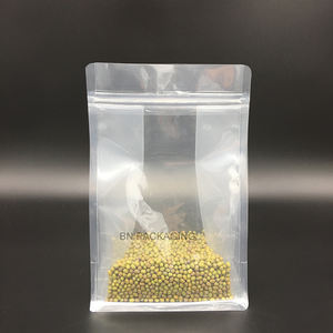 Bolsa de Embalaje con Cierre Hermético Superior, Fondo Plano, de Nailon y Plástico para Almacenamiento de Alimentos, con PVC, PP, PE, Bolsa Vertical para Almacenamiento de Arroz - Product Image 2