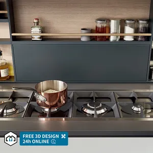 Hızlı teslimat amerikan özel modüler Modern tasarım ev mutfak mobilyası mutfak dolabı