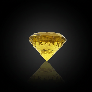 Quartz Citron Jaune Naturel, Pierre Précieuse Ronde à Coupe Concave, Forme Ronde, pour Fabrication de Bijoux, Collier, Fournisseur Gopika - Product Image 4