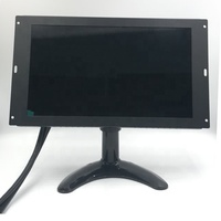 Moniteur CCTV Quad 1080P, écran LCD TFT 10,1 pouces, moniteur TV 720P, 4 écrans divisés avec télécommande, support ou montage mural pour équipement