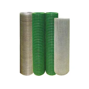 3/4 rollos de malla de alambre soldado rollos galvanizados en caliente y rollos recubiertos de PVC soldadura valla cuadrada Red de acero galvanizado 22-30 días