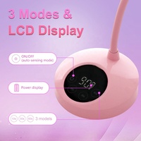 Lampe UV LED rechargeable de haute qualité pour ongles, compatible avec le vernis gel, pour usage domestique et professionnel, idéale pour la beauté des ongles.