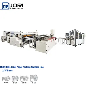 Full Automatic Maxi Roll/Small Toilet Tissue Paper Roll Rewinding Embossing Making Production Line