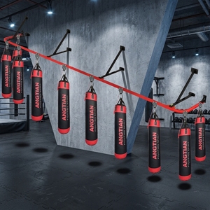Supporto a Rotaia Personalizzato <span class=keywords><strong>da</strong></span> Fabbrica ANGTian per Sacchi <span class=keywords><strong>da</strong></span> <span class=keywords><strong>Boxe</strong></span> Pesanti con Carrucola/Montaggio Scorrevole - Product Image 2