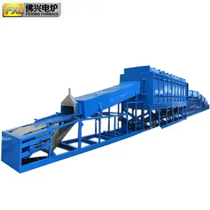 China Continuous Sink Bright Annealing Heat Treating Tool Furnace For Metal Annealing