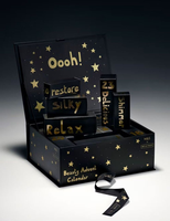 Boîte cadeau rigide de calendrier de l'avent de Noël avec impression personnalisée, gaufrage, revêtement UV, matériaux recyclés et fermeture magnétique