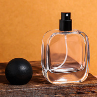 Bouteilles de parfum miniatures en gros 100 ml en verre transparent rechargeables avec pompe pulvérisatrice, flacons cosmétiques vides, prêts pour diffuseurs à bâtonnets