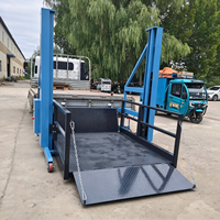 Plateforme de chargement mobile hydraulique pour camions 1600x2000mm, élévateur portable 2 tonnes avec hauteur de levage de 1700mm
