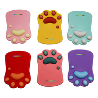Tapis de souris et de clavier en mousse à mémoire de forme personnalisé mignon et personnalisé avec repose-poignet pour jeux