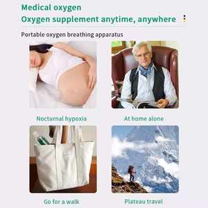 Bouteille d'oxygène portable jetable légère pour les situations d'urgence, les voyages en plein air, réservoir d'oxygène de haute pureté - Product Image 5