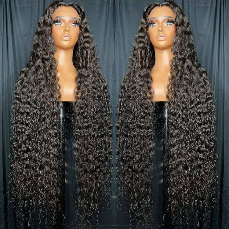 Peluca de ondas de agua