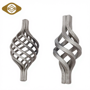 Poteaux de clôture décoratifs en fer forgé de 1,8 m de style moderne, écologiques, imperméables, thermolaqués pour la décoration de fermes et de jardins, modèle 3D - Product Image 1