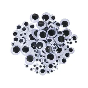 CN2036-0557 Plastic Wiggle Eyes Crafts Supplies Sets Creative 500pc Googly Eyes For Children DIY Doll Eyes