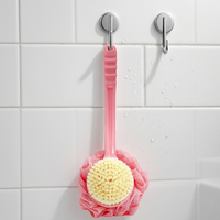 À la mode écologique tout naturel PE maille Pouf bain éponge douche épurateur boule corps épurateur