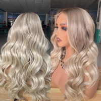 Perruques en cheveux humains européens bruts HD doublement étirés 5x5 en dentelle, de haute qualité, longues, balayage, pour femmes Starose
