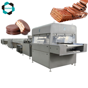Nueva Máquina Recubridora de <span class=keywords><strong>Chocolate</strong></span> con Túnel de Enfriamiento para Fábrica de Snacks, Dulces, Galletas y Procesamiento de Frutos Secos - Product Image 1