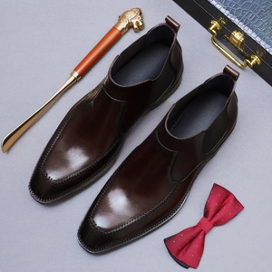 Botas Martin para Hombre, Botas de Cuero Británicas para Vestir Formal, Botas Chelsea - Product Image 5