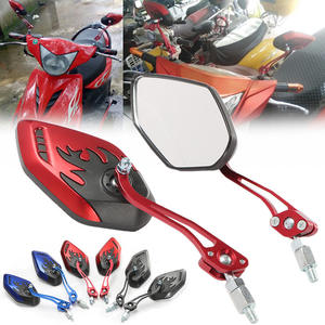 Espejo Retrovisor Ghost Fire para Motocicletas y Vehículos Eléctricos, Accesorios Modificados con Patrón de Llama Reflectante - Product Image 3