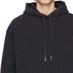 Sweat-shirt pour homme surdimensionné à épaules tombantes personnalisé en gros, 100% coton, broderie, impression en relief, logo, poids lourd, sweat-shirts vierges pour homme - Product Image 4