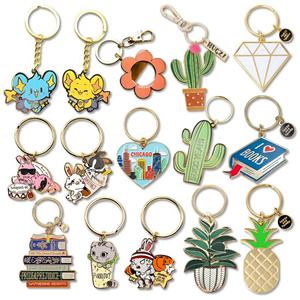 Llaveros de Esmalte Suave Metálicos con Diseño de Sublimación, Venta al por Mayor de Fábrica, Llaveros de Esmalte Suave con Logotipo Personalizado, Souvenir de Dibujos Animados Coloridos - Product Image 6
