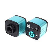 SANQTID 48MP Microscope Camera 4K Video Output 1080P 60FPS Manual Focus for PC/PCB/IC Industry Inspection Repair IP55 Rated