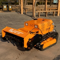 Tondeuse à gazon robotisée télécommandée certifiée CE EPA, Trinciaerba Telecomandato, tondeuse diesel 15HP pour pentes raides