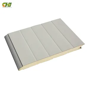 Isolierte Garagen platte Ersatz 10x12 Flush Aluminium Composite Panel V Nut klinge 16x7 Garagentor lange Platte mit Glas