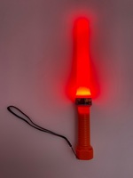 Baguette de feu de signalisation de bâton de contrôle de triage d'aéroport jaune d'intense luminosité pour la sécurité aérienne