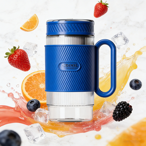 <span class=keywords><strong>Licuadora</strong></span> Portátil USB de 0.5L con Nuevo Diseño, 26 Cuchillas de Acero Inoxidable, Autolimpiante, a Prueba de Fugas, para Smoothies, Jugos, Hielo y Frutas, con Certificación CE y FCC - Product Image 1