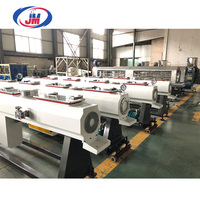 Máquina Extrusora de Tubería de Plástico de PVC/UPVC de Doble Tornillo Co-rotatorio de Alta Productividad con Motor PLC y Caja de Cambios