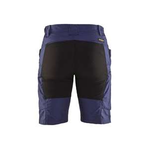 BLAKLADER - 714918458999C34 Pantalones cortos de servicio para mujer elásticos azul marino/negro-PANTALÓN DE TRABAJO EAN 7330509538647 PANTALONES CORTOS DE TRABAJO - Product Image 2