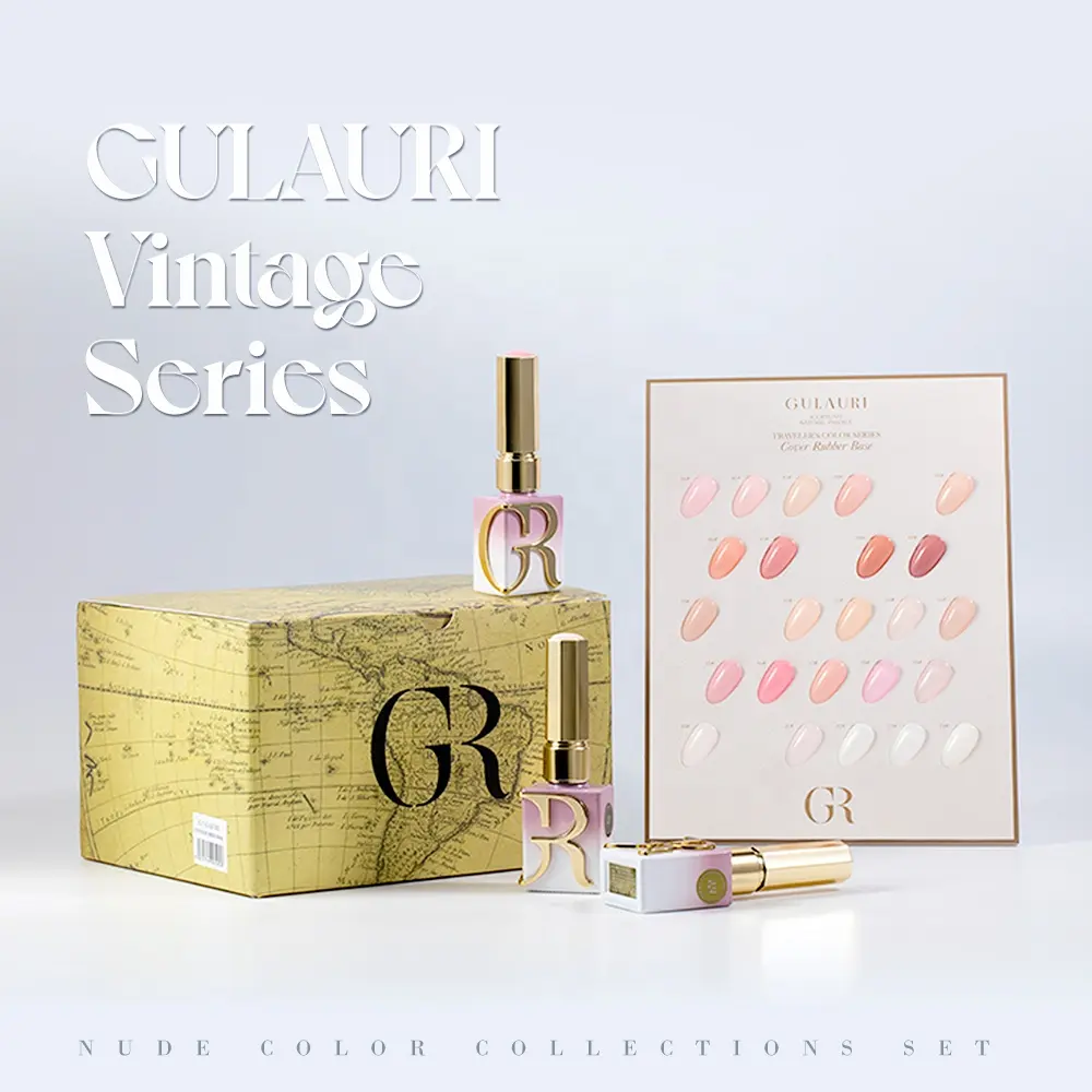 Rubber Nude Base Gel Nagellack Set Collection Gummi basis Gesundheit und Schönheit UV Nude Gel 24 Farben