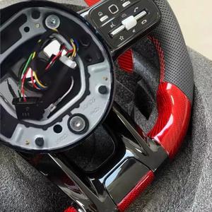 Volant en fibre de carbone LED adapté à <span class=keywords><strong>Mercedes</strong></span> Benz GTR GT C63 A45 S63 S65 G500 G63 E63 GLE63 GLC63 GLA45 GT63 W205 W222 W213 - Product Image 3