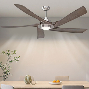 Morden Style Mute Design 5 ABS Blade Motor de cobre puro Led Lámpara de ventilador de techo con control remoto - Product Image 6