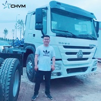Дешевые б/у Тракторные грузовики SINOTRUK 420HP Sinotruk Howo 6x4 на продажу