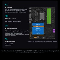 Ordinateur de bureau Lenovo Legion Blade 9000K avec refroidissement liquide, processeur U7/U9, 16 Go de RAM, SSD 512 Go, carte graphique RTX5060ti-8G