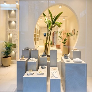 ร้านขายเครื่องประดับ นาฬิกา และสินค้าหรูหรา ออกแบบตกแต่งภายในร้านแบบครบวงจร ปรับแต่งได้ตามต้องการ ตู้โชว์กระจก ตู้โชว์เครื่องประดับ ตกแต่งร้านค้า - Product Image 3
